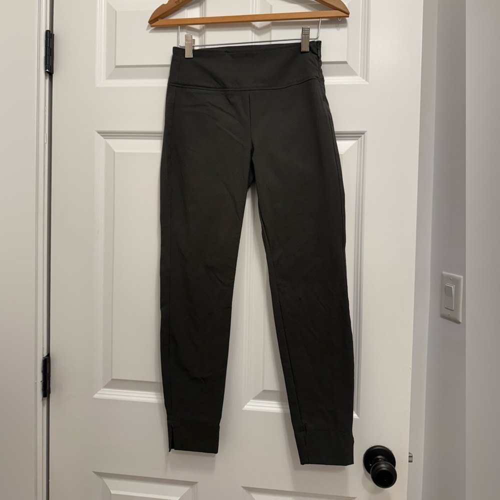 Athleta Green/gray Wander Slim Ankle Pants